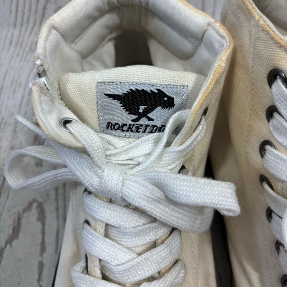 Rocket Dog Jazzin Hi-Top Trainers Women's Sneakers - Picture 5 of 12